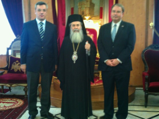 Delegat u Domu naroda PSBiH i član Stalne delegacije PSBiH u Parlamentarnoj skupštini Mediterana mr. Ognjen Tadić razgovarao sa Njegovom svetosti Teofilom III